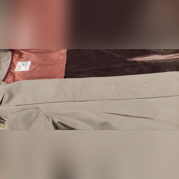 LONDON TOWNE , MENS Classic Beige Trench Coat - Picture 12 of 13